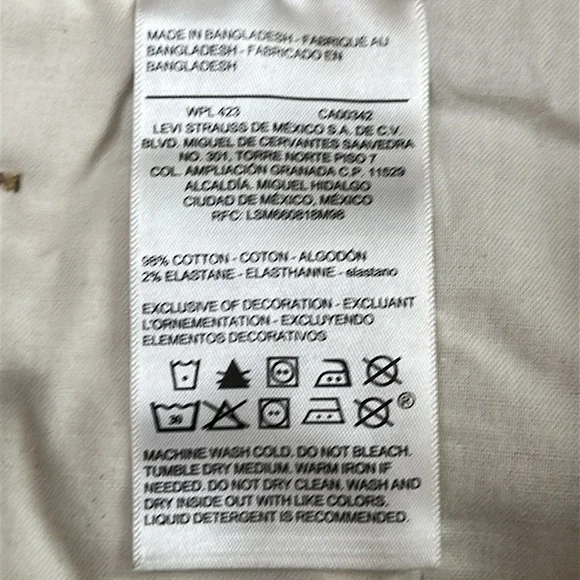 Levi 30x 32 ATHLETIC FIT pant- khaki - Picture 9 of 13